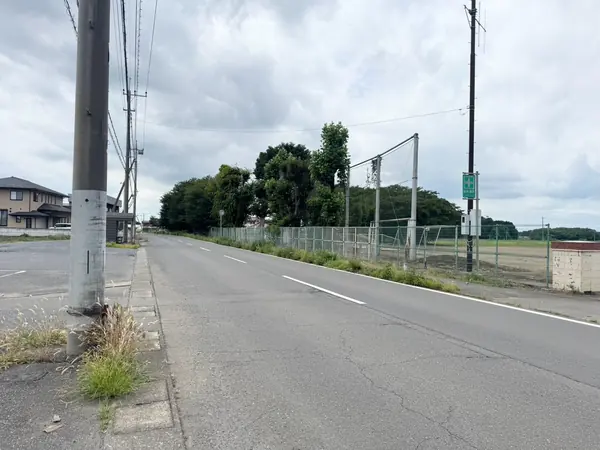 スマ脱 結城店前の道路